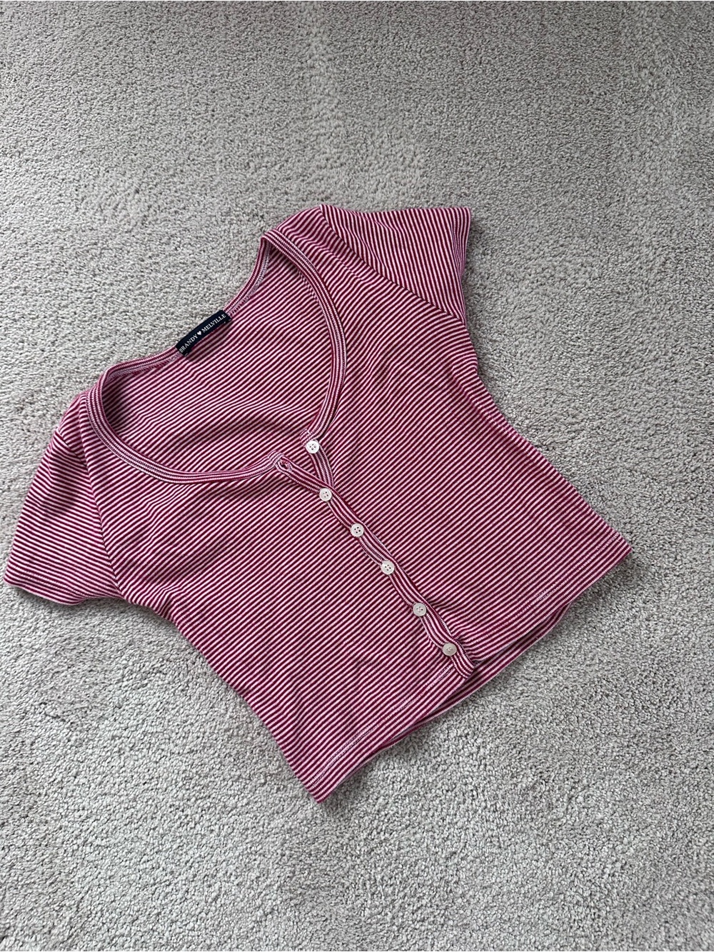 Brandy Melville striped Crop top